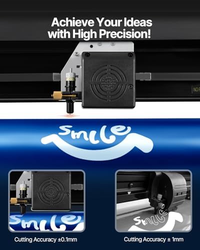 VEVOR Vinyl Cutter Machine Upgraded 28" Paper Feed Cutting Plotter Bundle - Image 6