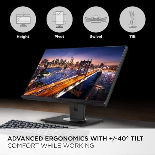 ViewSonic VG245 24 Inch 1080p Computer Monitor, IPS, 60W USB C for Surface - Image 5