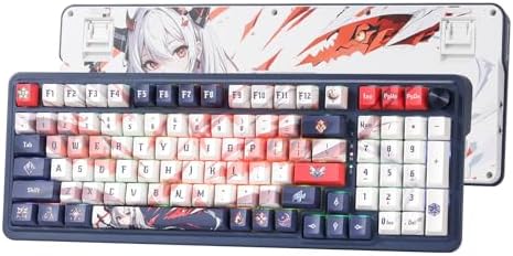 Redragon K686 PRO Wireless RGB Gasket Gaming Keyboard, Dye-Sub Anime Keycap by REDRAGON