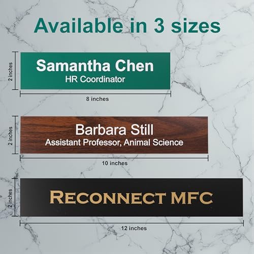 Lasercrafting Custom Engraved Name Plates for Desk, Office Door & Wall - Image 3