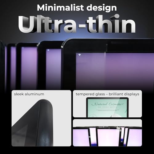 32/43/55/65 Inch 4K Digital Signage Display, LCD Screen Advertising Display Kiosk Interactive Totem Floor Standing Auto AD Player with USB/HDMI/WiFi Android OS (65'' Non-Touch) - Image 3