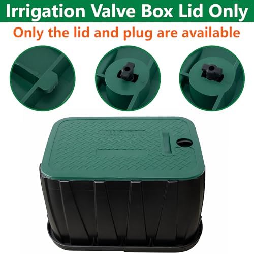 2 Pcs 12"x17" Irrigation Valve Box Cover, Sprinkler Valve Cover Replacement - Image 4