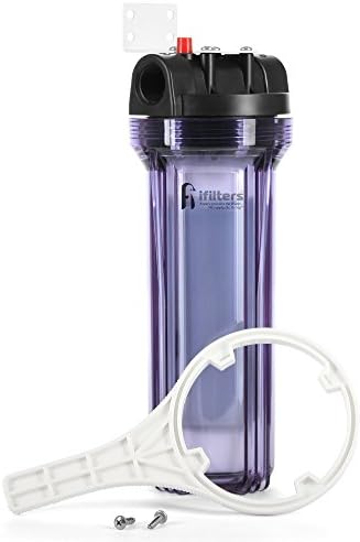 iFilters Whole House Sediment, Rust & CTO Filter Clear Housing w/ AP117 Comparable Filter Cartridge Included, 3/4" Ports - Image 2
