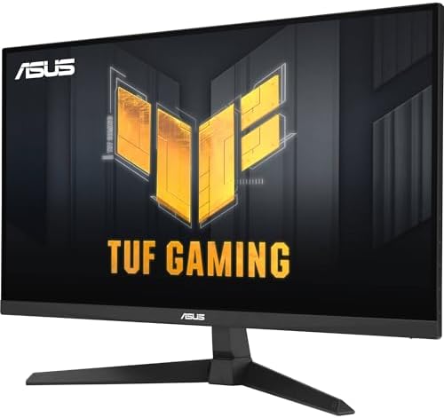 ASUS TUF Gaming 27" FHD IPS Monitor with 1ms Response Time, 180Hz Refresh Rate, Anti Glare, Flicker Free, VESA Mount (100mm), Displayport, HDMI, Black(VG279Q3A) w/DKZ Hub & ErgoFlexy Single Mount Arm - Image 4