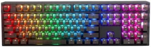 Ducky One 3 Aura Mechanical Keyboard, Cherry MX Brown, RGB, Clear Black - Image 2