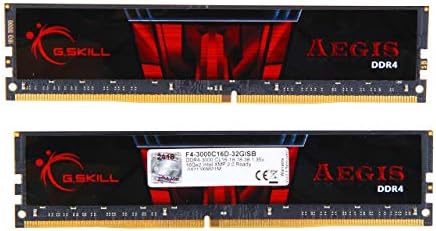 G.SKILL AEGIS Series DDR4 RAM (XMP) 32GB (2x16GB) Up to 3000MT/s* CL16-18-18-38 1.35V Intel AMD Desktop Computer Memory U-DIMM (F4-3000C16D-32GISB) - Image 2