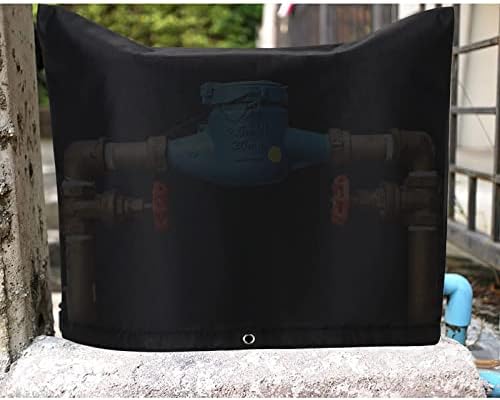 IUIBMI Backflow Winter Cover Insulated Pouch, 40x24 Inch Outdoor Pipe Insulation Cover, Backflow Preventers Protection for Winter Freeze (40x24 Inch) by IUIBMI
