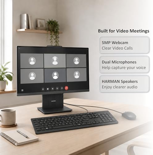 Lenovo IdeaCentre 27" FHD All-in-One Desktop Computer, Intel Core i7-13620H(10-Core, 24MB Smart Cache), 32GB DDR5, 2TB PCIe SSD, Wi-Fi 6, HDMI, USB-C, Wired KB&Mouse, Business AIO, Windows 11 Pro - Image 5