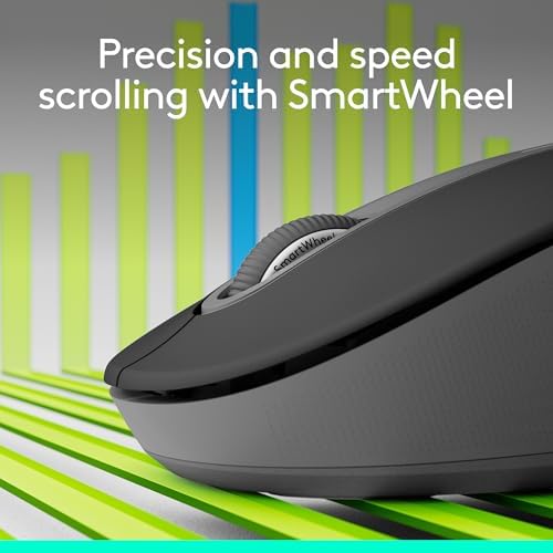 Logitech Left Handed Signature M650 L Full Size Wireless Mouse - Graphite - Image 2