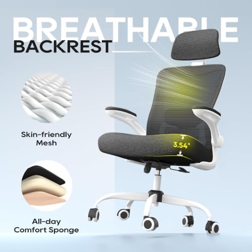Ergonomic Office Chair for Lower Back Relief, 4-Way Lumbar, 330 LBS - Image 6