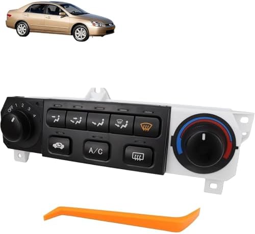 599-268 AC Heater Climate Control Module Compatible with Honda Accord 1998-2000 Odyssey 1998-2004, HVAC Panel Replacement No Programming with Pry Tool by AIKEPT