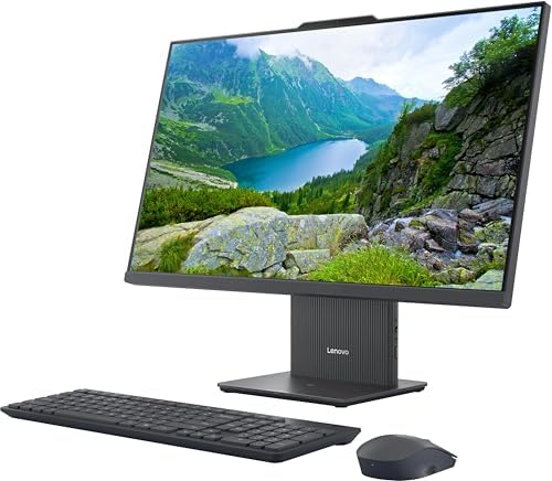 Lenovo IdeaCentre All-in-One Desktop Computer, 27" FHD Touchscreen, 6-core AMD Ryzen 5 8645HS, 16GB DDR5, 512GB SSD, Wi-Fi 6, HDMI in&Out, Wireless Charging Base, Wireless KB&Mouse, Windows 11 Home - Image 3