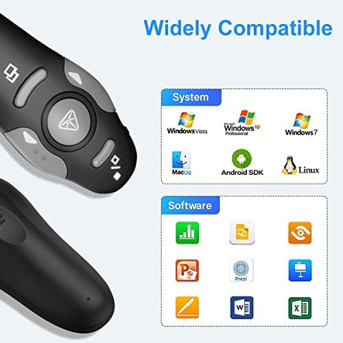 4 Unit Presentation Clickers for PowerPoint, Wireless Presenter Remote - Image 5