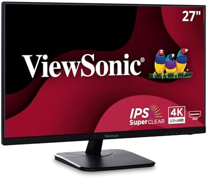 ViewSonic VA2756-4K-MHD 27 Inch 4K UHD Computer Monitor, IPS, HDR10, HDMI by Unknown