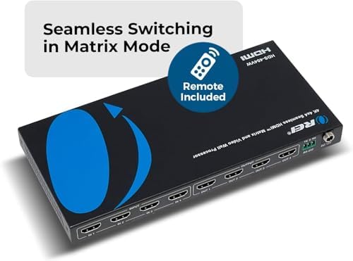 OREI 4x4 HDMI Matrix Video Wall 4K@30Hz, Seamless, HDCP 1.4, RS-232, IR - Image 2