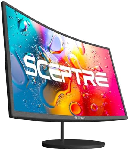 Sceptre Curved 24-inch Gaming Monitor 1080p R1500 98% sRGB HDMI x2 VGA Build-in Speakers, VESA Wall Mount Machine Black (C248W-1920RN Series) - Image 2