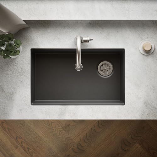 Kohler 33712-PC-CM7 Billings® 29" undermount single-bowl workstation kitchen sink, Matte Graphite - Image 6