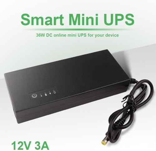 for MINI DC Uninterruptible Power Supply 12V 3A, Portable UPS Backup for Battery for Router and Modem, 10400MAh Capacity with Overcurrent Protection for Fire Protection Systems - Image 5