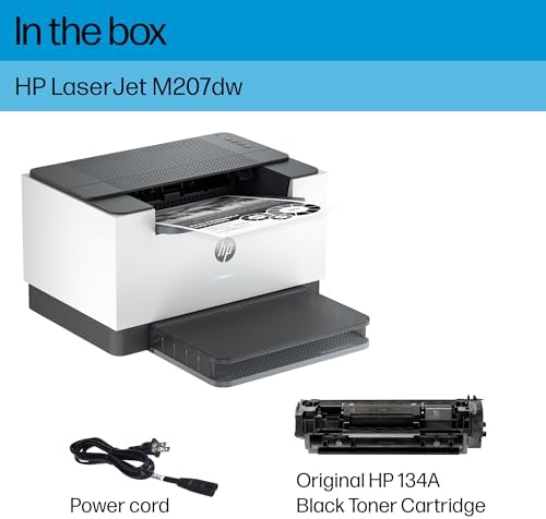 HP LaserJet M207dw Laser Wireless Printer, Black and White, Duplex, Best-for-Office - Image 5