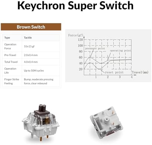 Keychron K8 Version 2 TKL Wireless Mechanical Keyboard, QMK/Launcher Bluetooth 5.2/Wired, RGB Backlit Shine-Through PBT Keycaps, Super Brown Switch, Aluminum Frame for Mac Windows Linux - Image 6