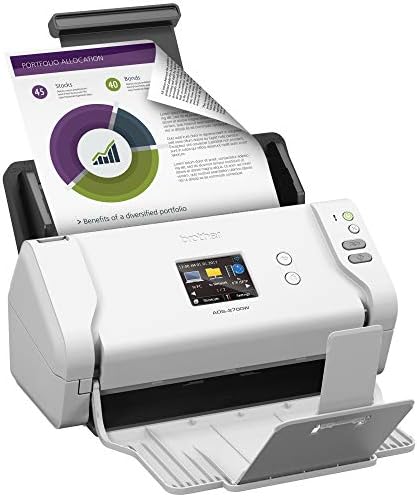 Brother Printer RADS2700W Renewed RADS2700W- (ADS-2700w) Wireless Space-Saving High-Speed Color Duplex Desktop Document Scanner, White - Image 3