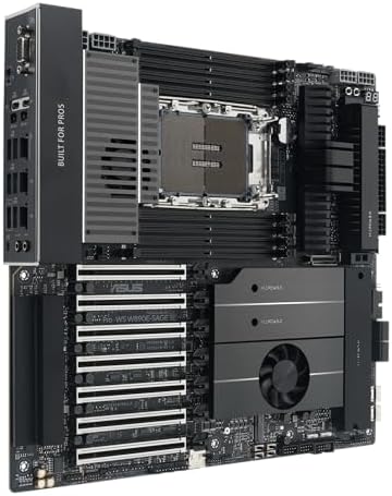 ASUS Pro WS W890E-SAGE SE Intel? W890 (LGA 4710-2) EEB Workstation Motherboard, PCIe 5.0 x16, M.2, MCIO, SlimSAS, 2X 10Gb LAN, Server-Grade Remote Management, 16+(2+2)+1+2 Stages, USB4?, USB Type-C - Image 2