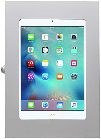 Locking Security Metal Case for iPad mini Used as Kiosk, POS, Store, Show Display (White, iPad mini 4/5) - Image 2