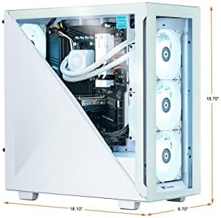 Thermaltake LCGS View 360T AIO Liquid Cooled Gaming Desktop (AMD Ryzen™ 5 5600X 6-core, DDR4 3600Mhz 16GB RGB Memory, NVIDIA® GeForce RTX™ 3060 Ti, 1TB NVMe M.2, WiFi, Win10 Home) D3AV-B550-36T-LCS - Image 4