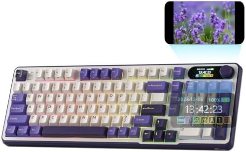 RK ROYAL KLUDGE S98 Wireless Mechanical Keyboard with Smart Display & Knob by RKROYALKLUDGE
