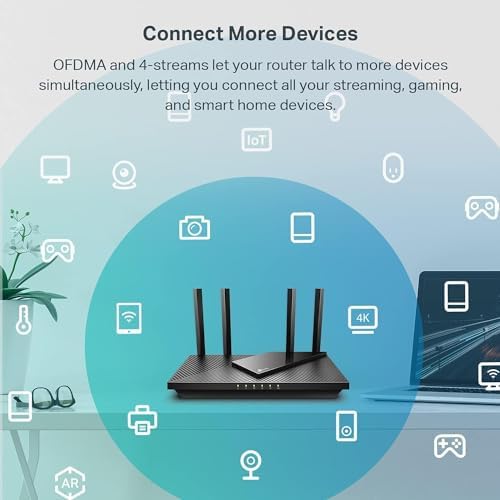 TP-Link Dual-Band AX3000 Wi-Fi 6 Wireless Gigabit Internet Router for Home - Image 4