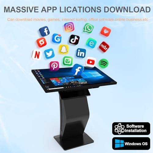 43 inch Touch Screen Kiosk, Windows11 System(8+128g) - Image 4