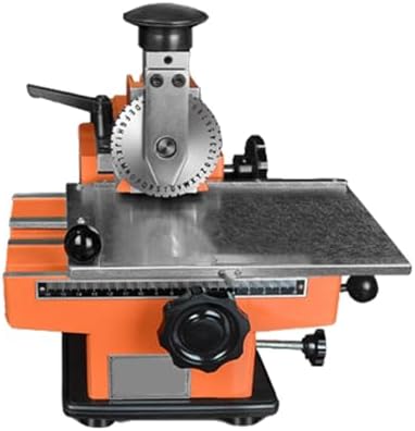 Manual Small Desktop Semi-Automatic Marking Machine Metal Nameplate Carving Tool Sign Engraving for Stainless Steel Aluminum Signs Dog Tag(2.5mm,Semi-Automatic) by Unknown