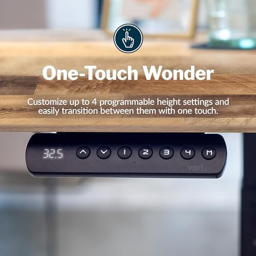 Vari ComfortEdge Electric Standing Desk – 48x30 – Reclaimed Wood/Slate - Image 6