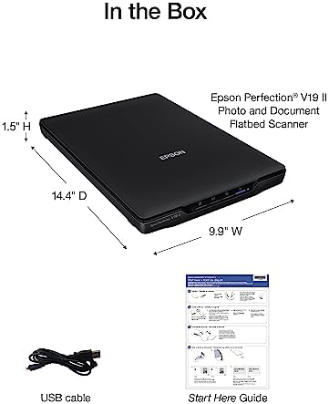 Epson Perfection V19 II Flatbed Photo Scanner 4800 dpi Optical Resolution - Image 4
