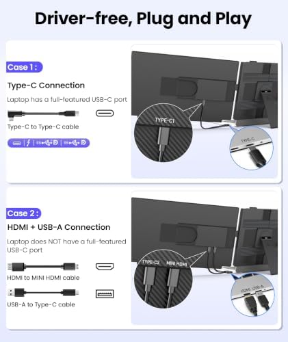 Laptop Screen Extender, 15.6" 1080P FHD Detachable & Portable Dual Monitor - Image 7