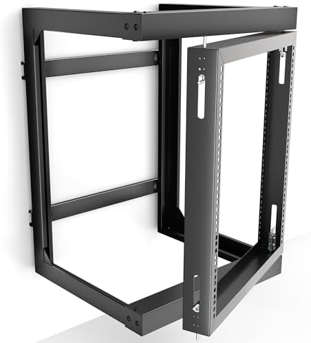 VIVO Black 12U Wall Mounted Server Rack Cabinet, MOUNT-SC12U by VIVO