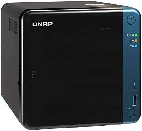 QNAP Turbo NAS TS-453Be NAS Storage System Including Intel J3455 Quad Core CPU, 8GB DDR3L RAM, 16TB HDD Storage, RAID, Intel HD Graphics by QNAP
