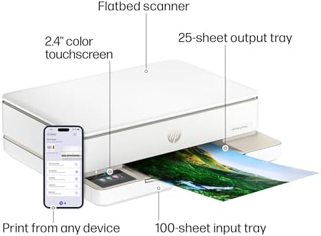 HP Envy 6155e Wireless All-in-One Color Inkjet Printer, Portobello, Print, scan, Copy, Duplex Printing Best-for-Home, 3 Month Instant Ink Trial Included, AI-Enabled (714L5A) - Image 5
