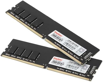 KingSpec 16GB (2x8GB) DDR4 RAM 3200MHz for Desktop - Plug-and-Play, Home & Office Use, Standard Version, 288-Pin DIMM CL18 1.35V Computer Memory Compatible with Most Intel/AMD PCs by KingSpec
