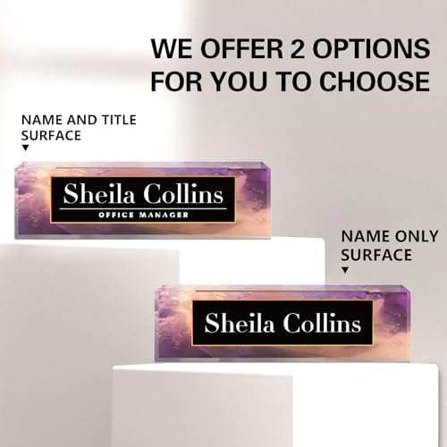 Custom Name Plate for Desk, Employee Appreciation Gifts, Office Decor - Image 2