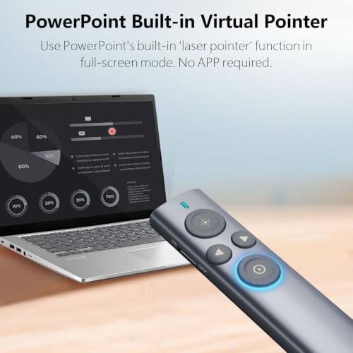 Norwii N95s Presentation Clicker with Digital Laser Pointer for TV Screen - Image 5