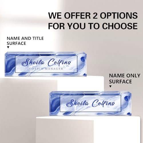 Custom Name Plate for Desk, Employee Appreciation Gifts, Office Decor - Image 2