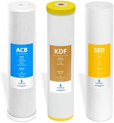 Express Water FLTWH2045CKS1 Whole House Heavy Metal Replacment Filter Set by ExpressWater
