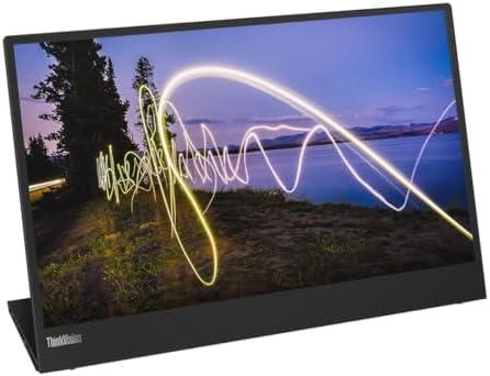Lenovo ThinkVision M15 15" FHD Mobile Monitor, Black by LENOVO