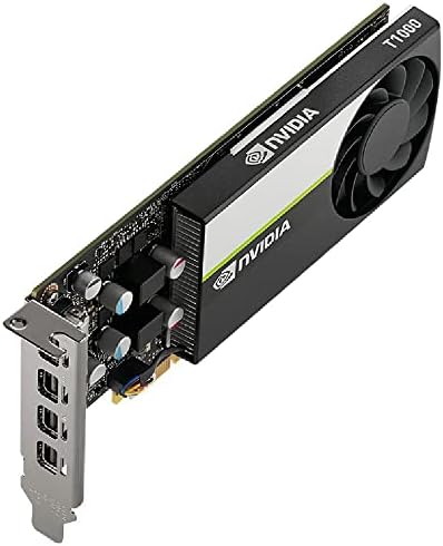 PNY NVIDIA T1000 8 GB Professional Graphic Card 8GB GDDR6 PCI Express 3.0 x16, Single Slot, 4X Mini-DisplayPort, 8K Support, Ultra-Quiet Active Fan (VCNT1000-8GB-PB) - Image 3