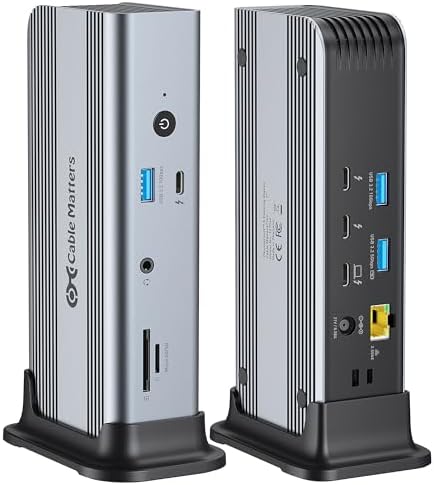 [Intel Certified] Cable Matters 11-in-1 Thunderbolt 5 Dock with TB Share by CableMatters