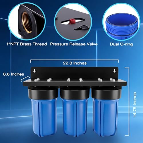 H&G Lifestyles 3 Stages Whole House Water Filter and Softener System - Image 6