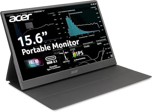 Acer 15.6in FHD 1920x1080 IPS 60Hz Slim Portable Monitor PM161Q Bbmiuux - Image 3