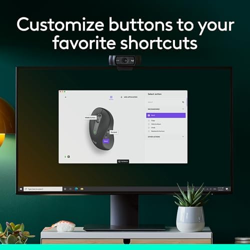 Logitech Left Handed Signature M650 L Full Size Wireless Mouse - Graphite - Image 5