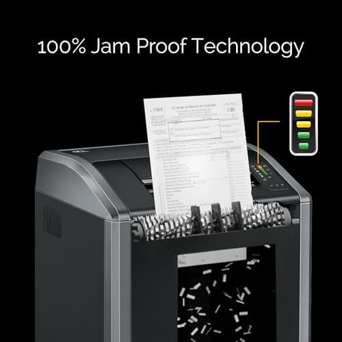 Fellowes Powershred 425Ci 100% Jam Proof Commercial Grade Manual 30-Sheet Cross-Cut Paper Shredder, TAA Compliant (38425), Black - Image 3